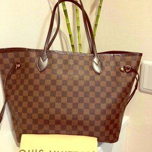 ⛔️SOLD‼️❗️Authentic LV neverfull Damier MM
